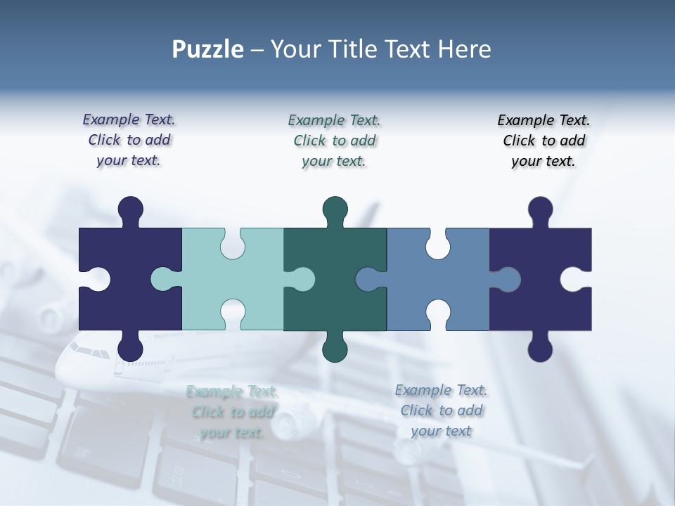 Ticket Online Flight PowerPoint Template