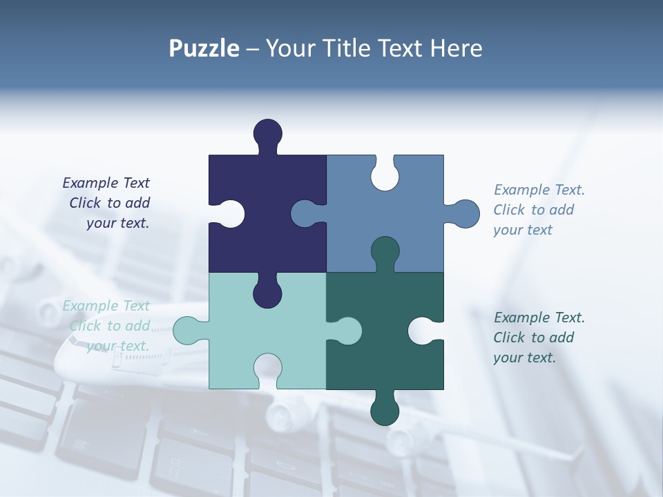 Ticket Online Flight PowerPoint Template