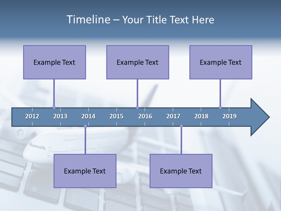 Ticket Online Flight PowerPoint Template