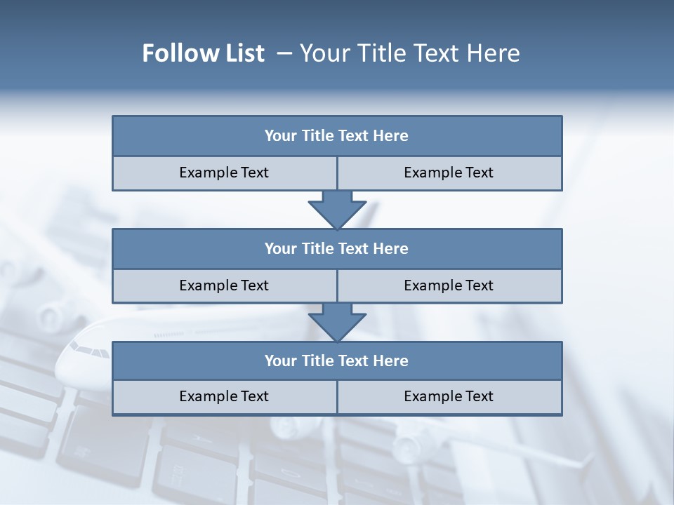 Ticket Online Flight PowerPoint Template