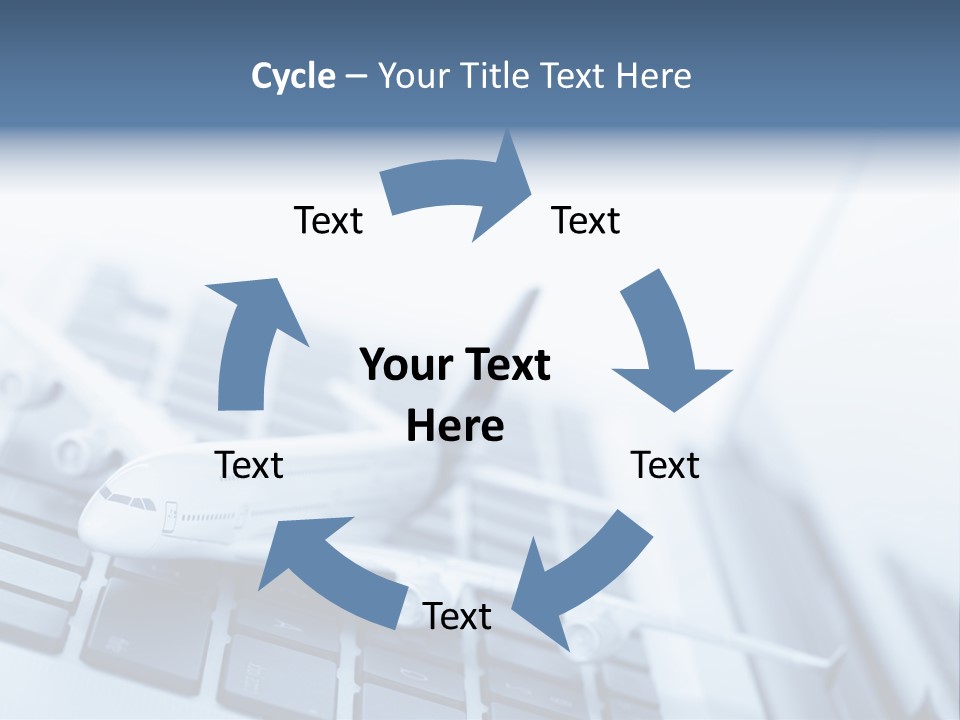 Ticket Online Flight PowerPoint Template