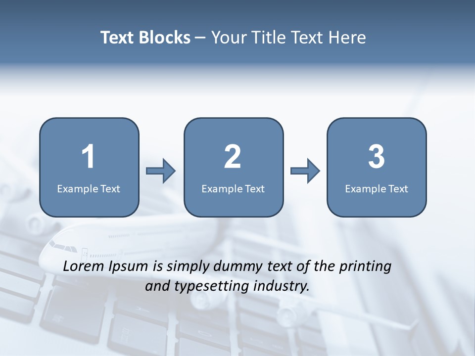 Ticket Online Flight PowerPoint Template