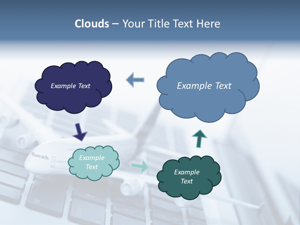 Ticket Online Flight PowerPoint Template