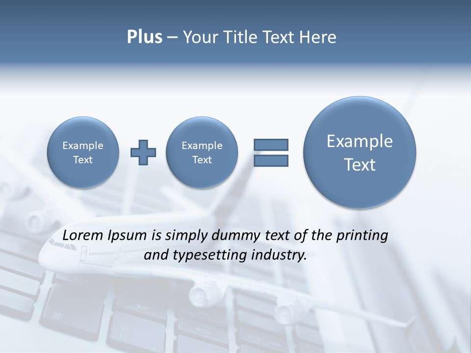 Ticket Online Flight PowerPoint Template