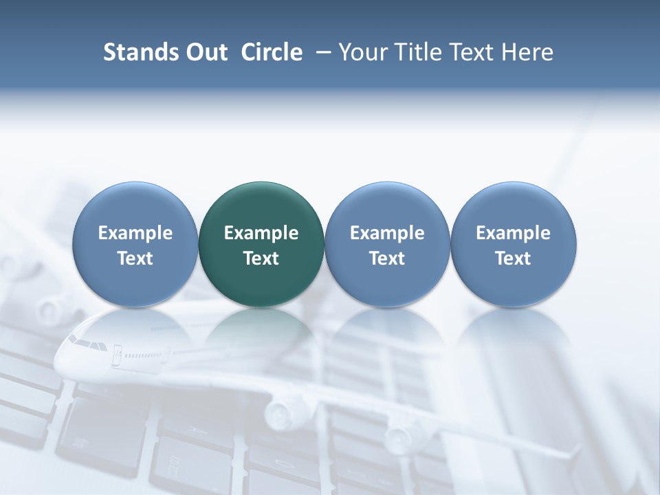 Ticket Online Flight PowerPoint Template