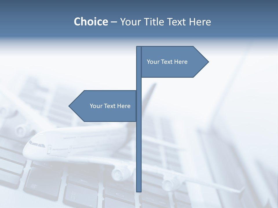 Ticket Online Flight PowerPoint Template