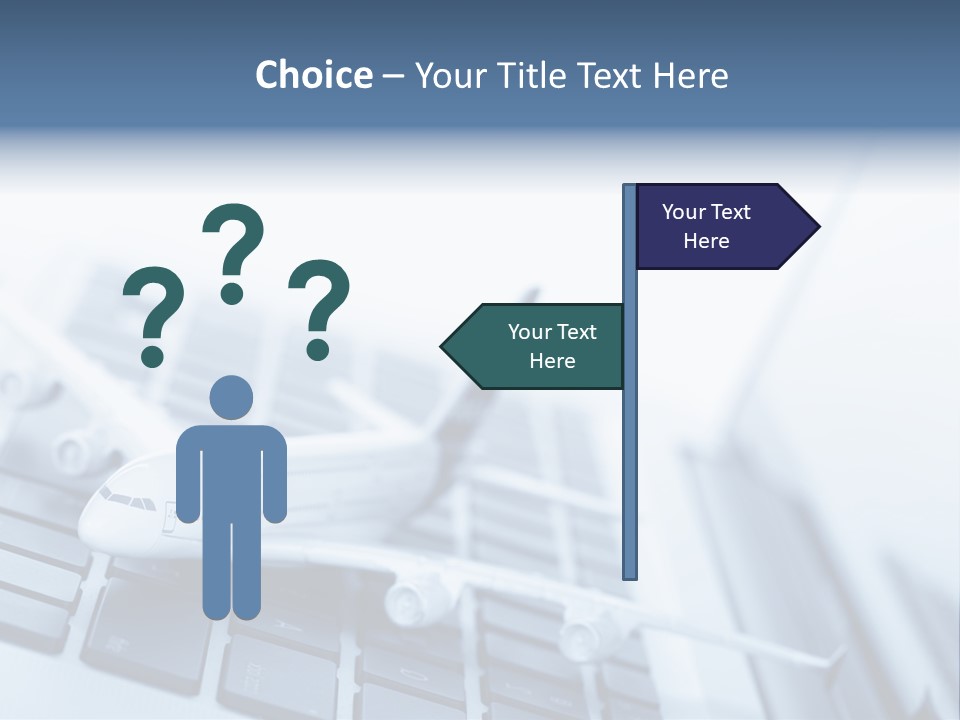 Ticket Online Flight PowerPoint Template
