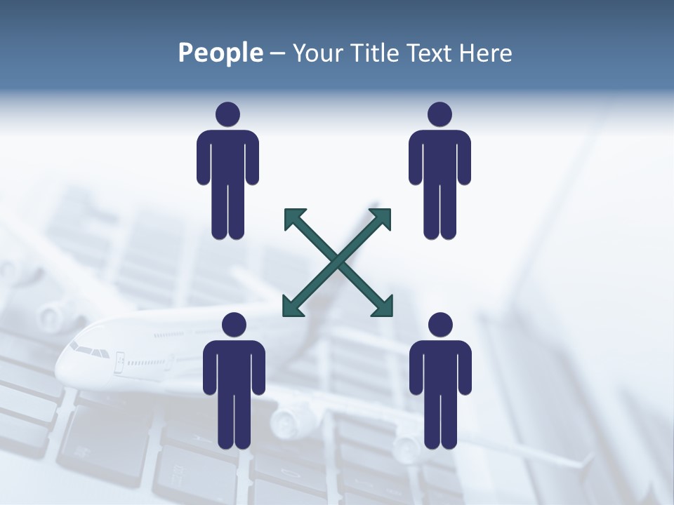 Ticket Online Flight PowerPoint Template