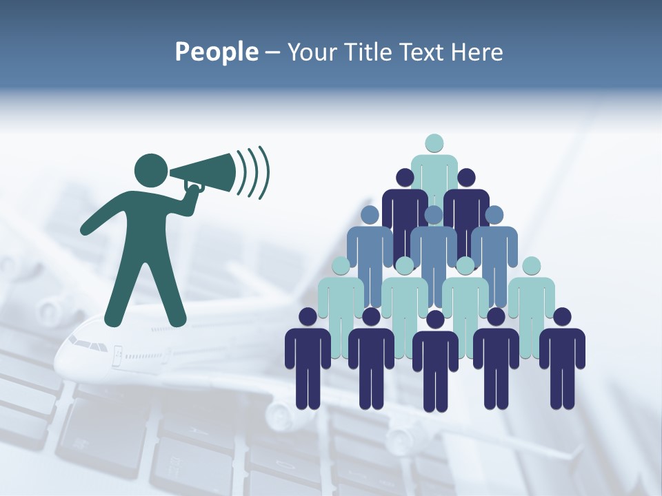 Ticket Online Flight PowerPoint Template