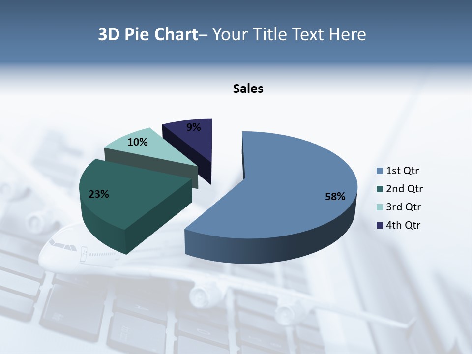 Ticket Online Flight PowerPoint Template