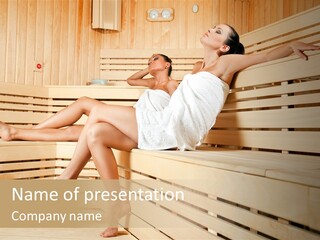 Therapy Spa Heat PowerPoint Template