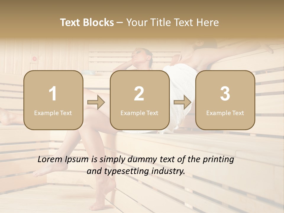 Therapy Spa Heat PowerPoint Template