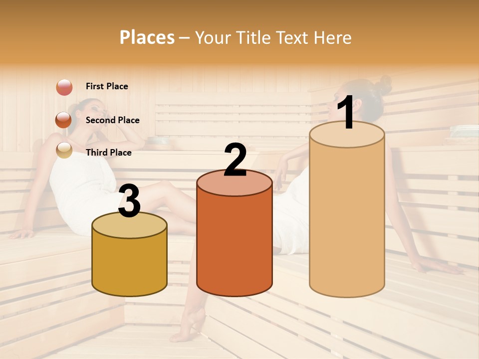 Wooden Female Rest PowerPoint Template