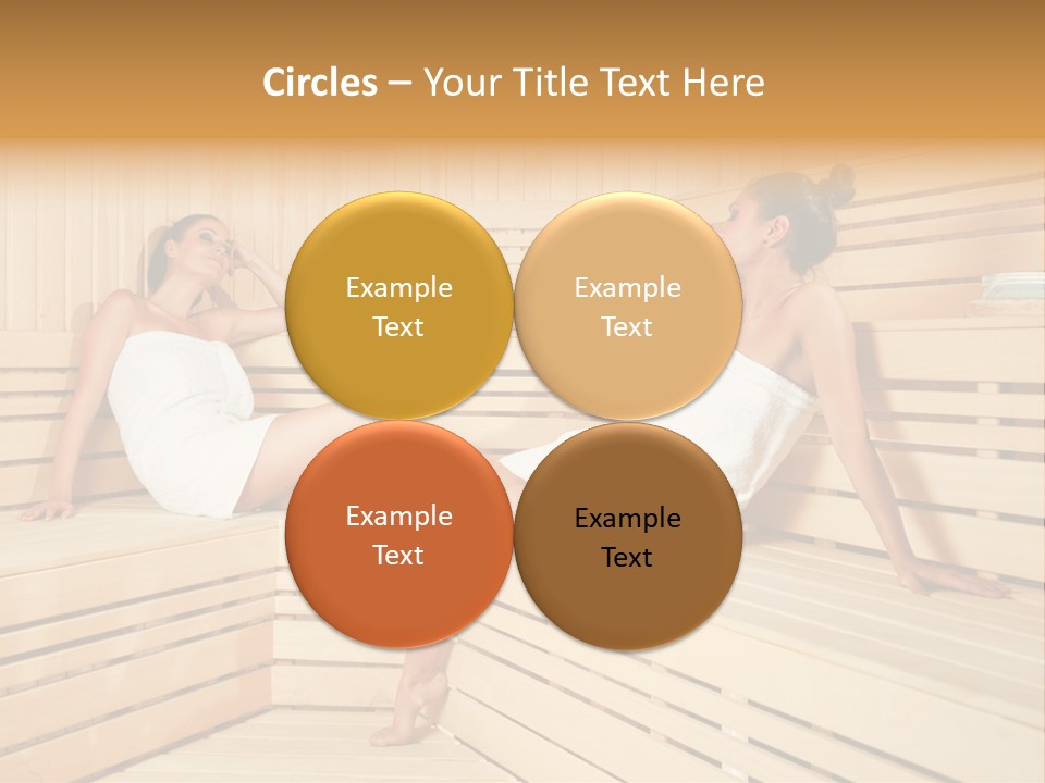 Wooden Female Rest PowerPoint Template