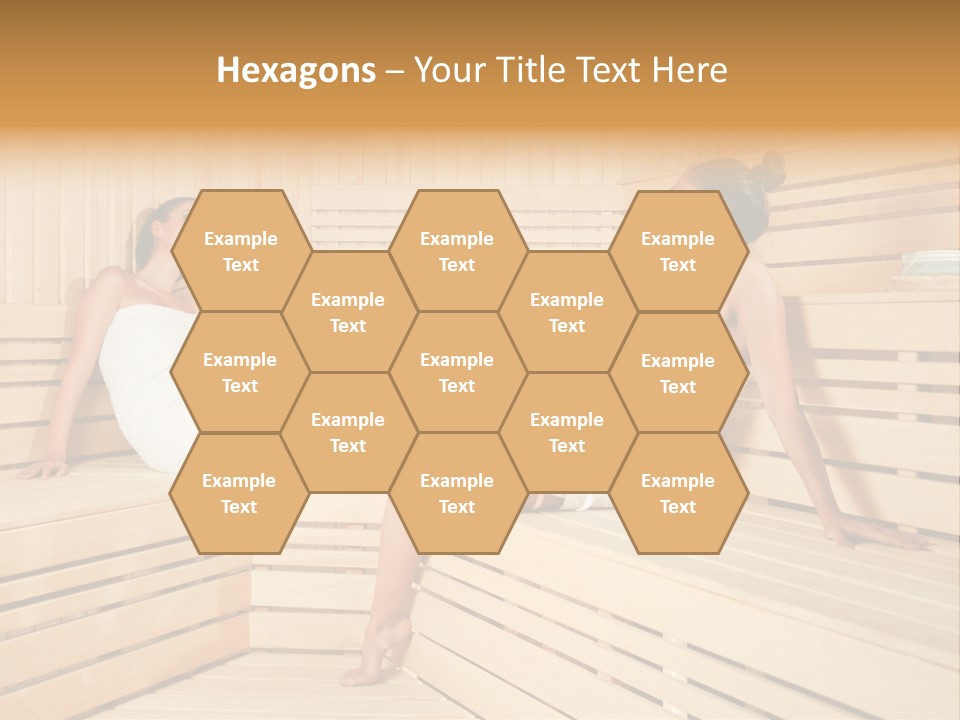 Wooden Female Rest PowerPoint Template