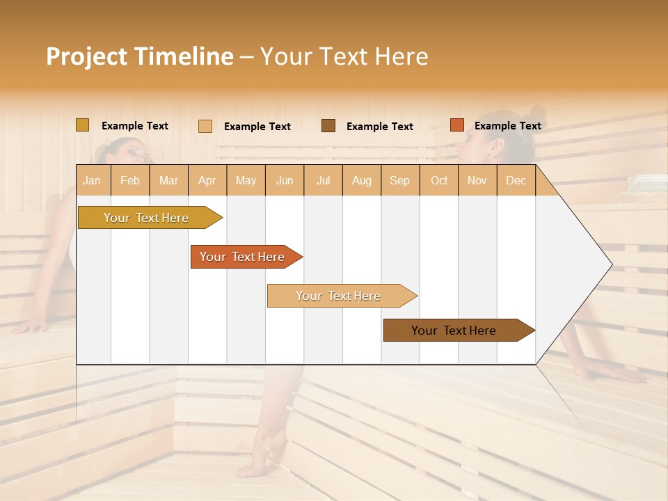 Wooden Female Rest PowerPoint Template