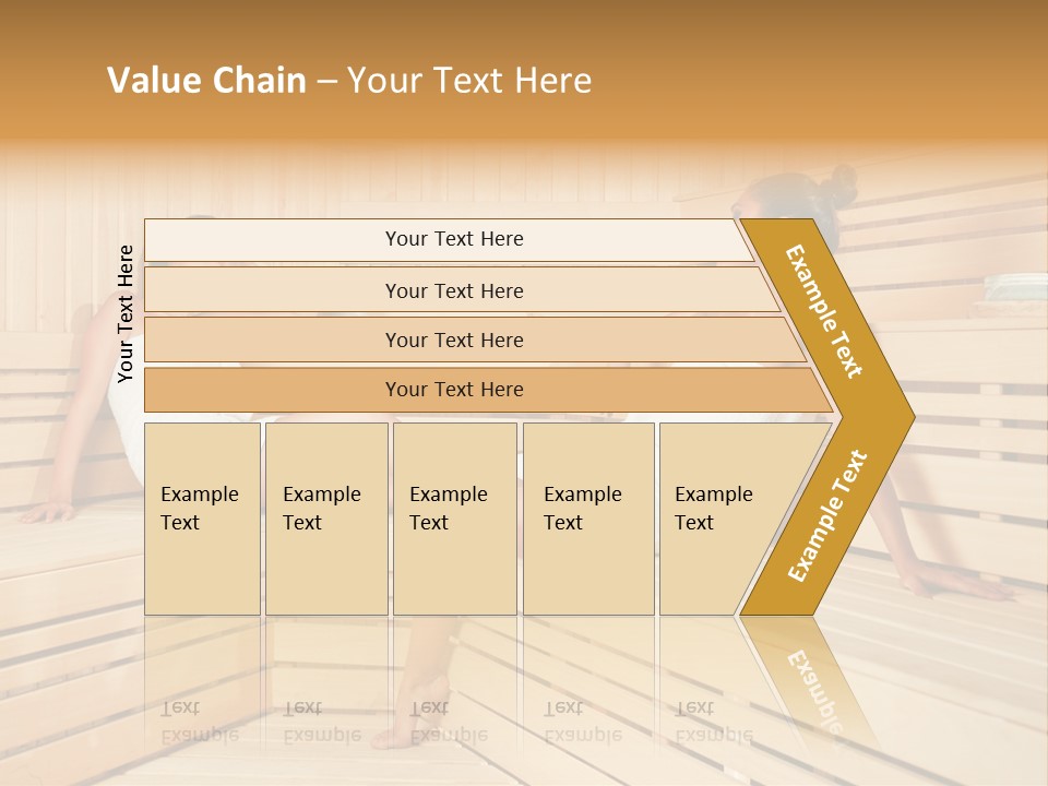 Wooden Female Rest PowerPoint Template