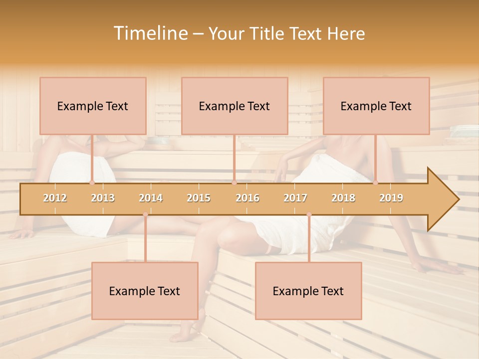 Wooden Female Rest PowerPoint Template