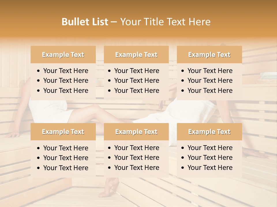 Wooden Female Rest PowerPoint Template