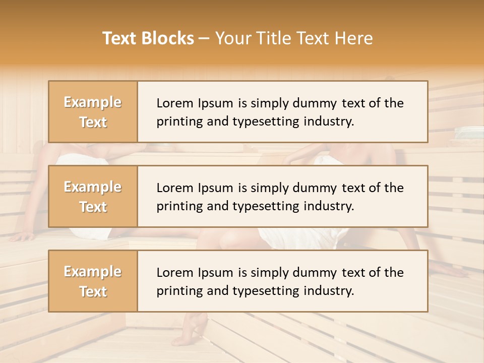 Wooden Female Rest PowerPoint Template
