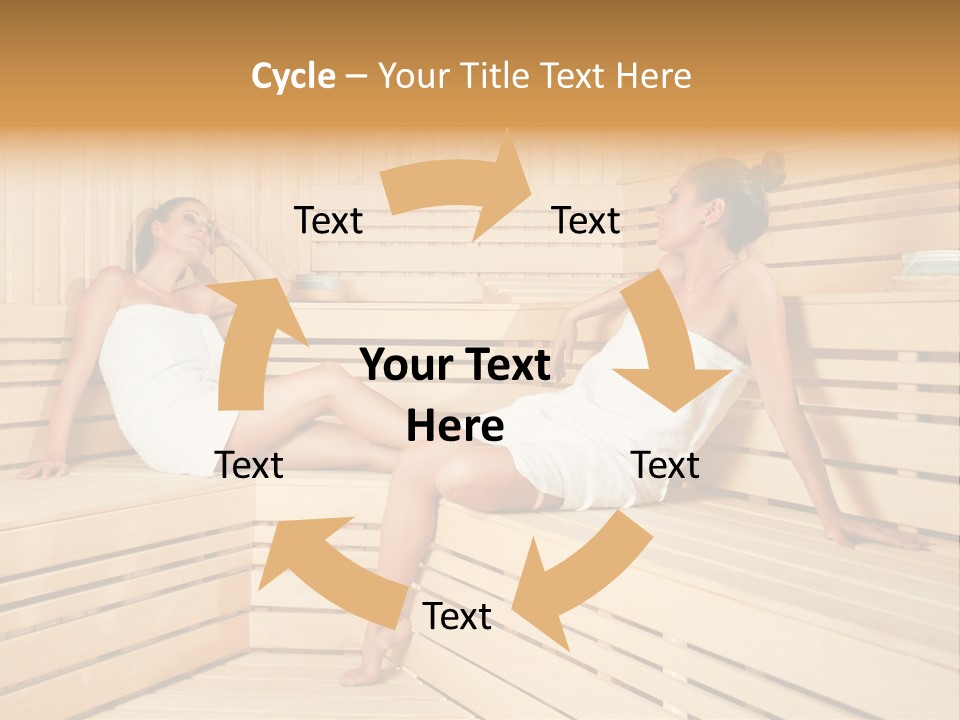 Wooden Female Rest PowerPoint Template