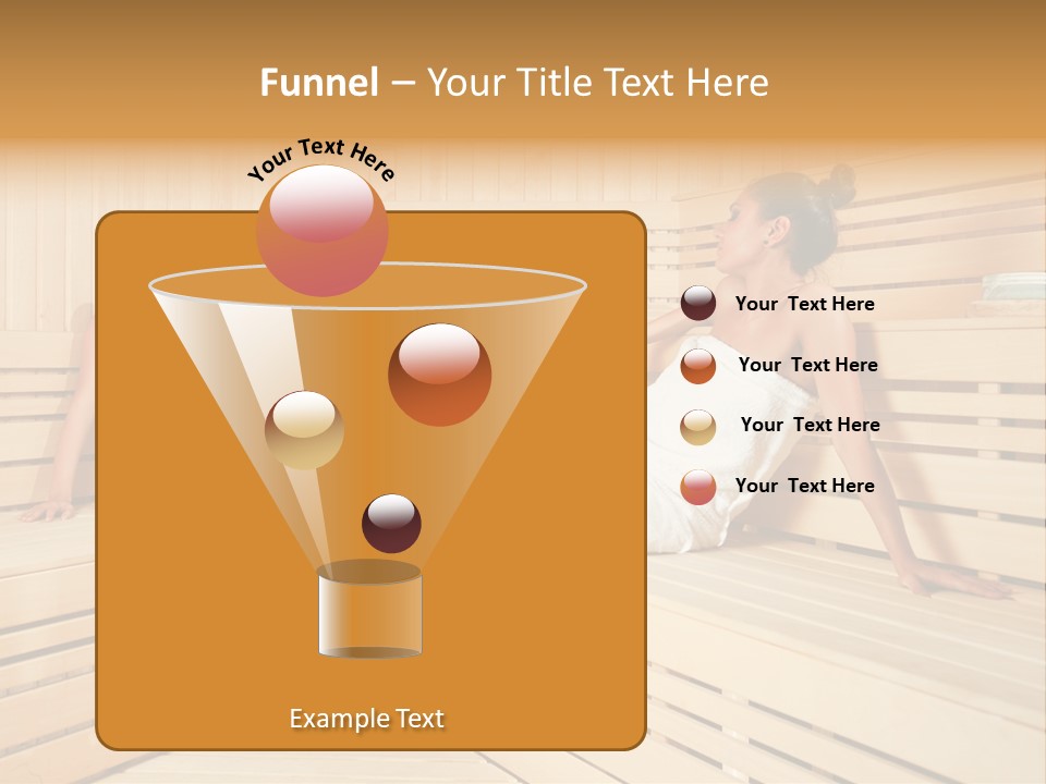 Wooden Female Rest PowerPoint Template