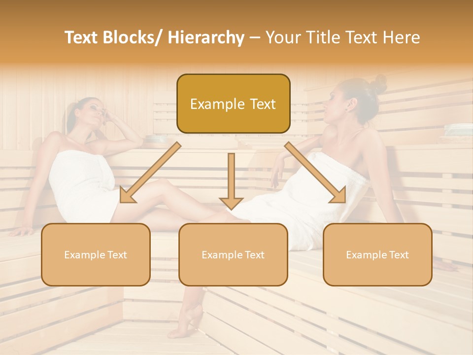 Wooden Female Rest PowerPoint Template