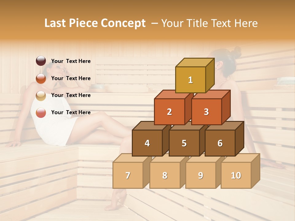 Wooden Female Rest PowerPoint Template