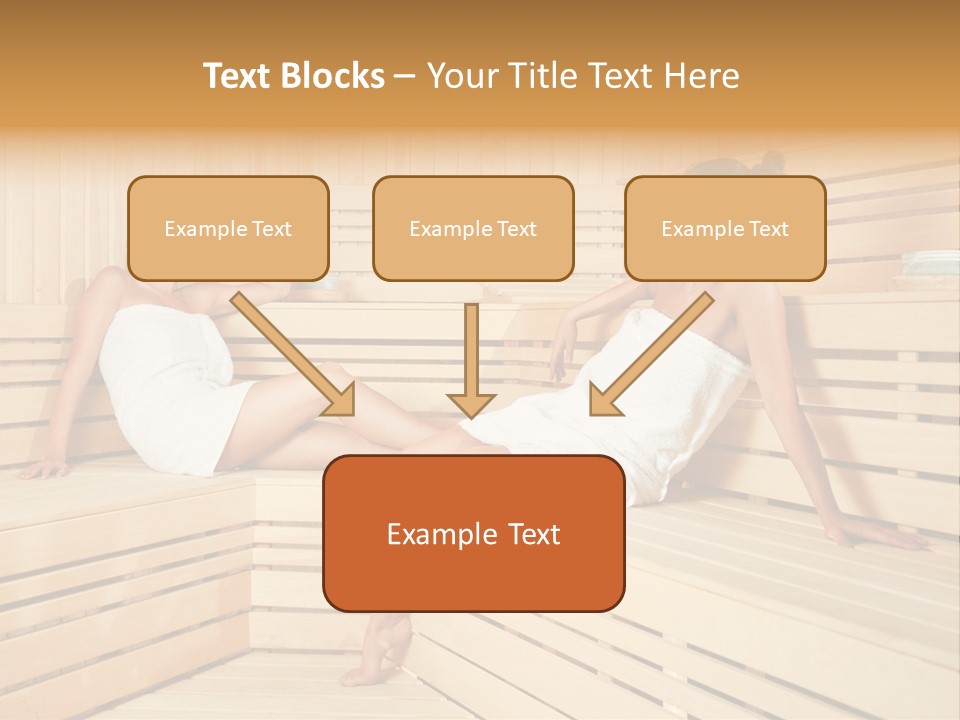 Wooden Female Rest PowerPoint Template