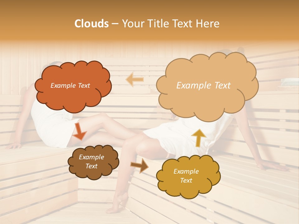 Wooden Female Rest PowerPoint Template