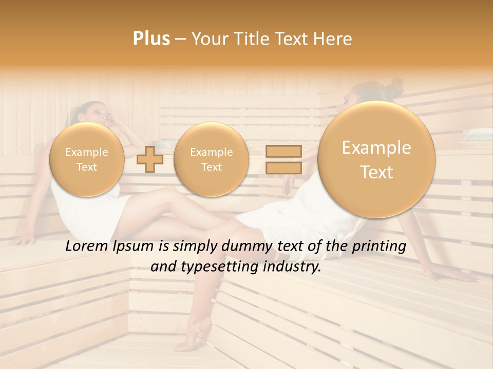 Wooden Female Rest PowerPoint Template