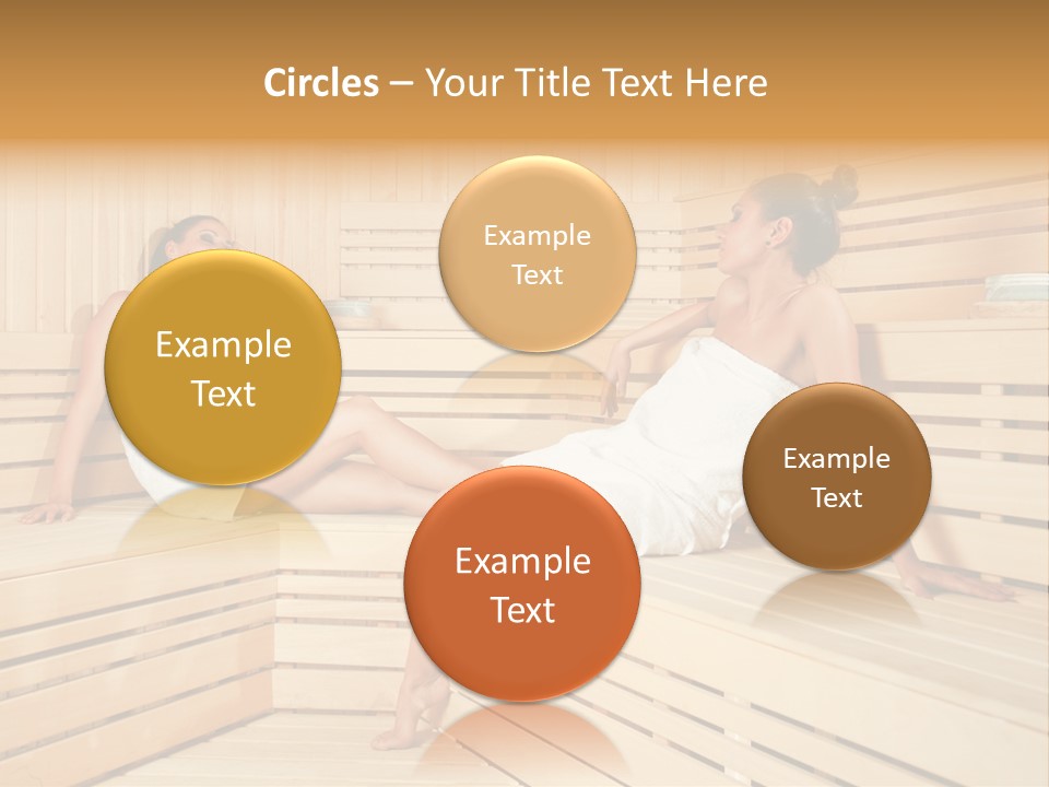 Wooden Female Rest PowerPoint Template