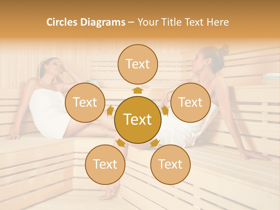 Wooden Female Rest PowerPoint Template