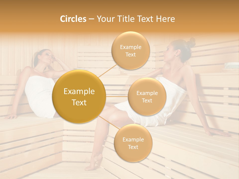 Wooden Female Rest PowerPoint Template