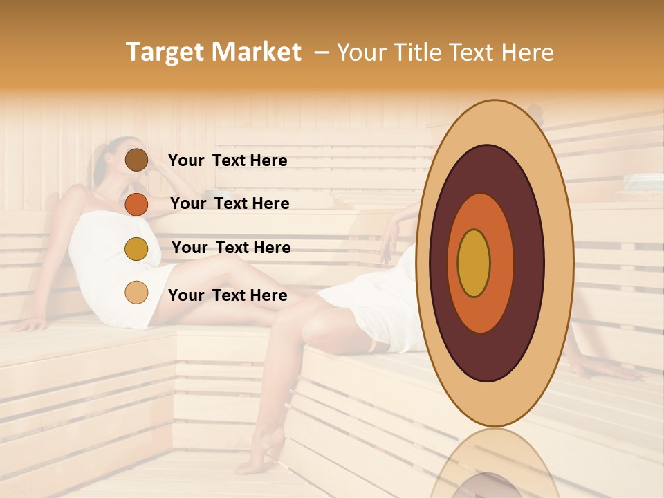 Wooden Female Rest PowerPoint Template