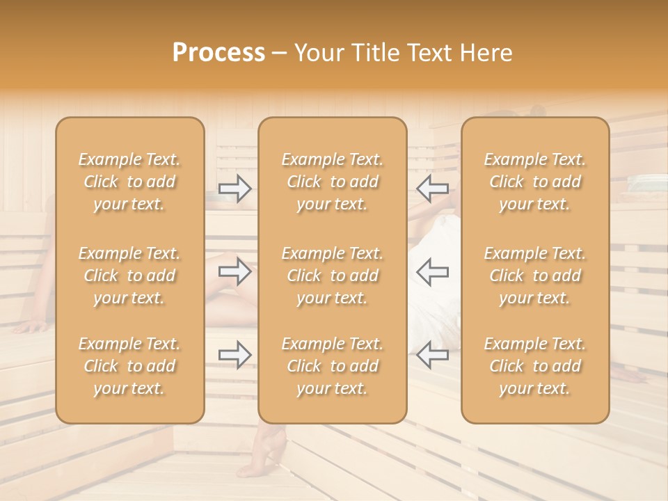 Wooden Female Rest PowerPoint Template