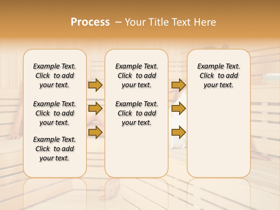 Wooden Female Rest PowerPoint Template