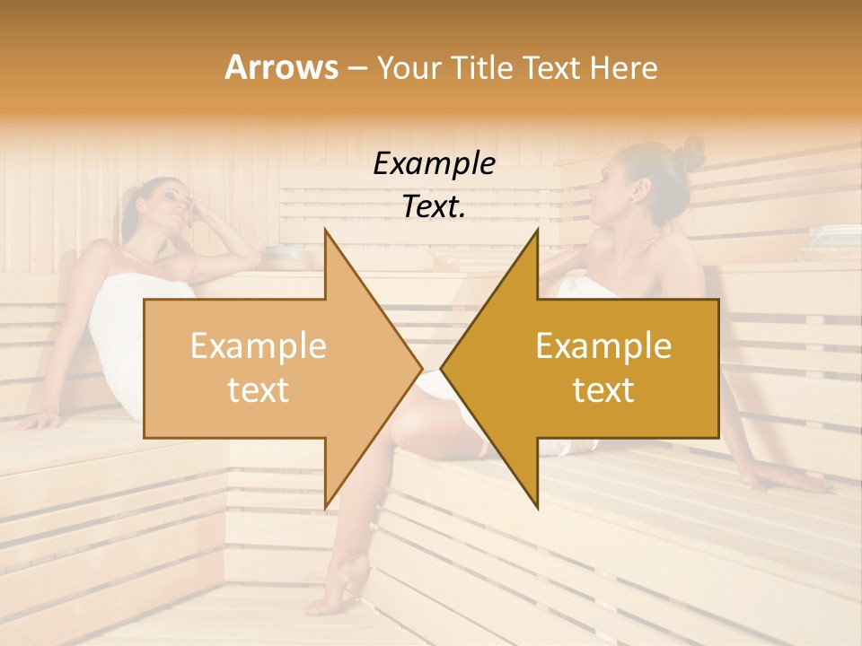 Wooden Female Rest PowerPoint Template