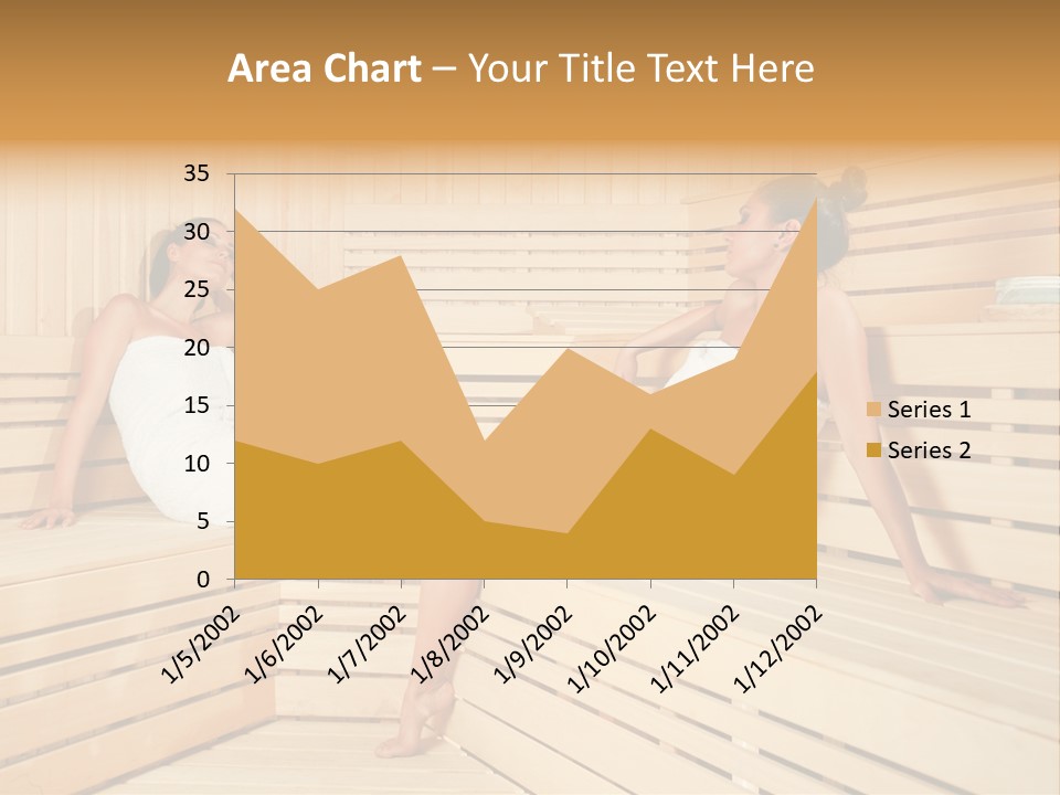 Wooden Female Rest PowerPoint Template