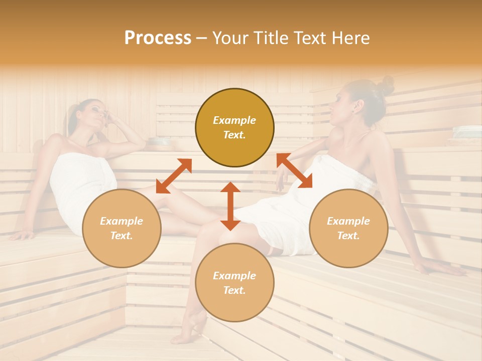 Wooden Female Rest PowerPoint Template