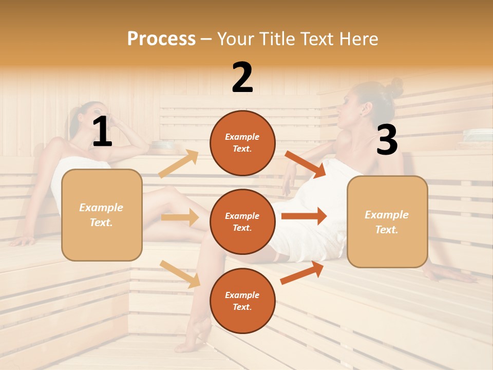 Wooden Female Rest PowerPoint Template