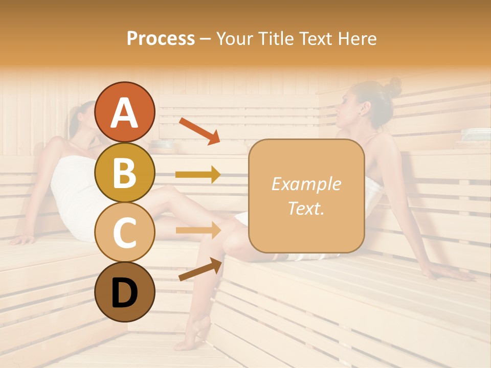 Wooden Female Rest PowerPoint Template