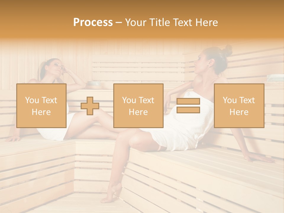 Wooden Female Rest PowerPoint Template