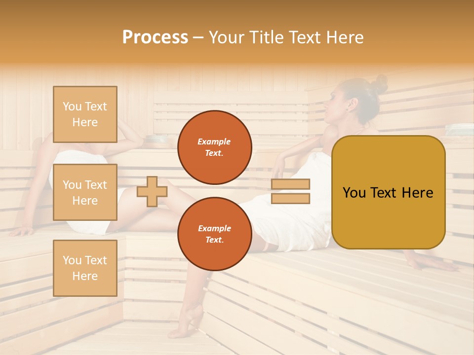 Wooden Female Rest PowerPoint Template