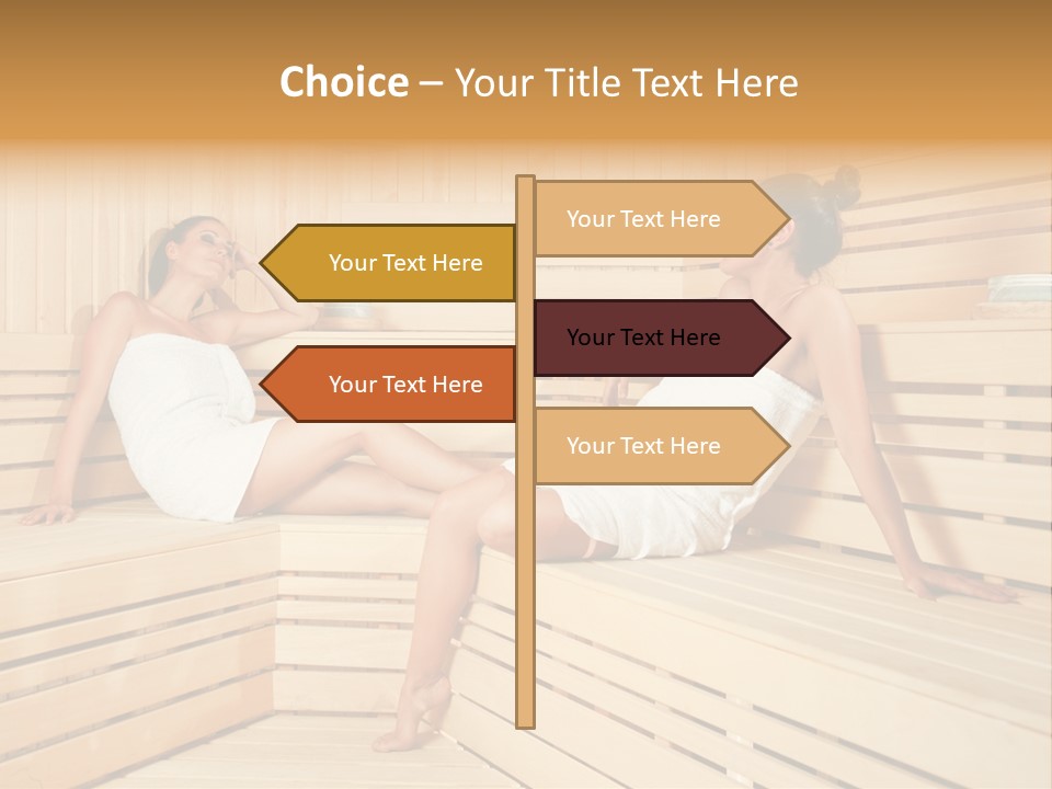 Wooden Female Rest PowerPoint Template