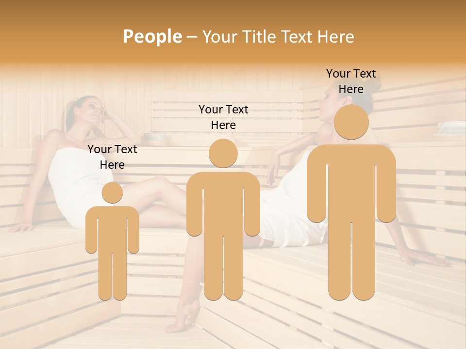 Wooden Female Rest PowerPoint Template