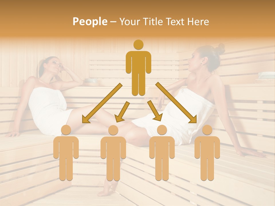 Wooden Female Rest PowerPoint Template