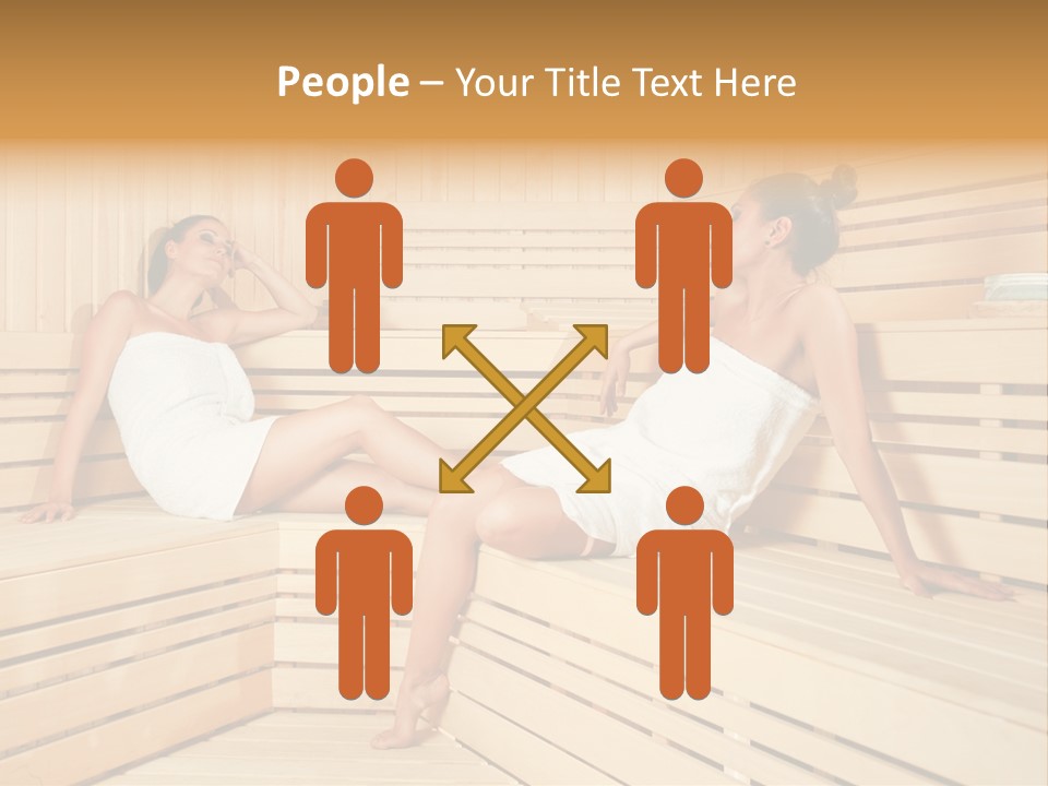 Wooden Female Rest PowerPoint Template