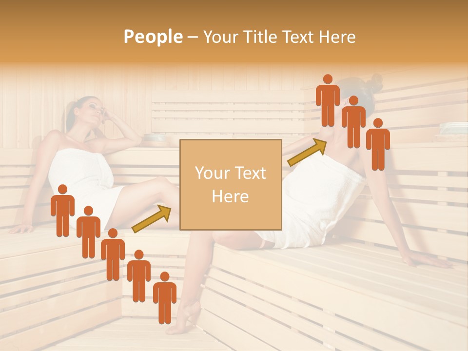 Wooden Female Rest PowerPoint Template