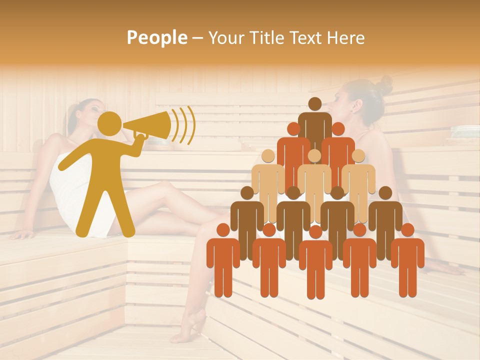 Wooden Female Rest PowerPoint Template